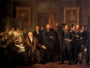 The Triumvirate Assuming Power on behalf of the Prince of Orange, 21 November 1813 PIENEMAN, Jan Willem.